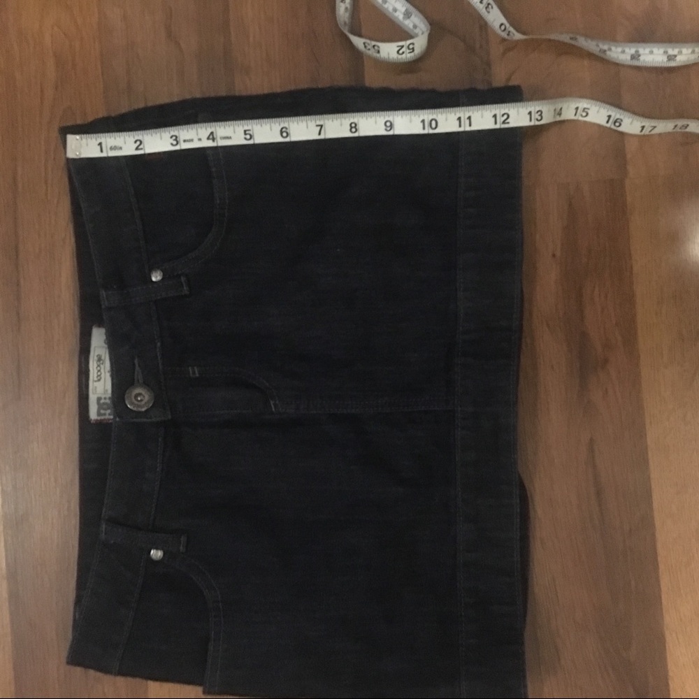 DC Boogie Slim Denim Jean Skirt Sz 28 - Picture 5 of 6